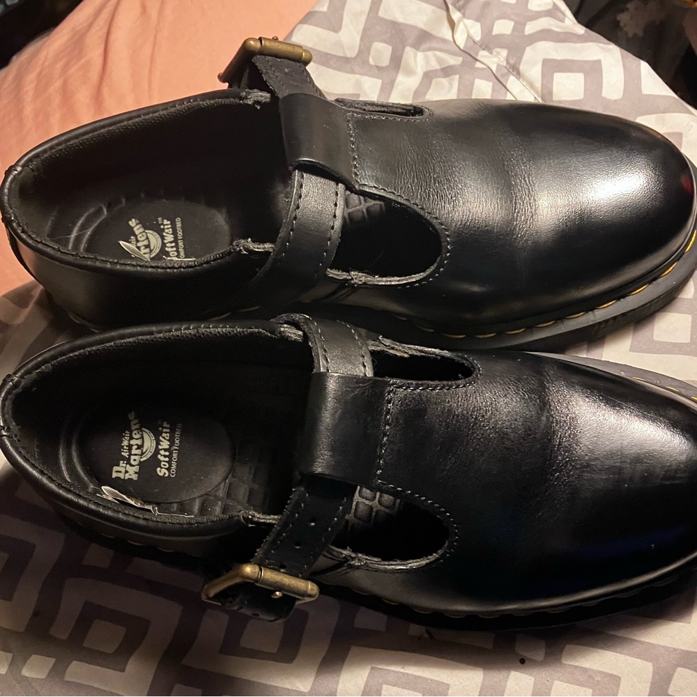 Slip-resistant Dr. Martens Mary Janes